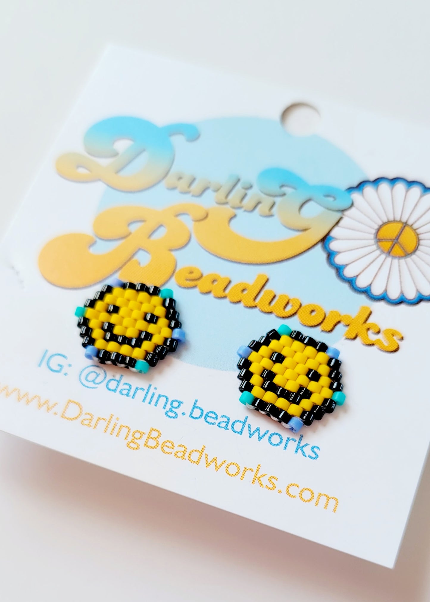 Smiley Face Studs
