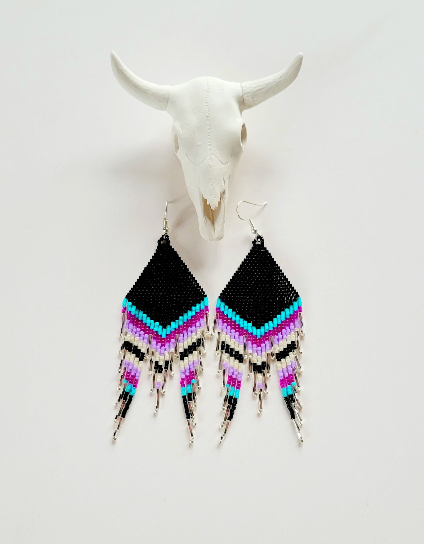 Geometric Wings in Blues