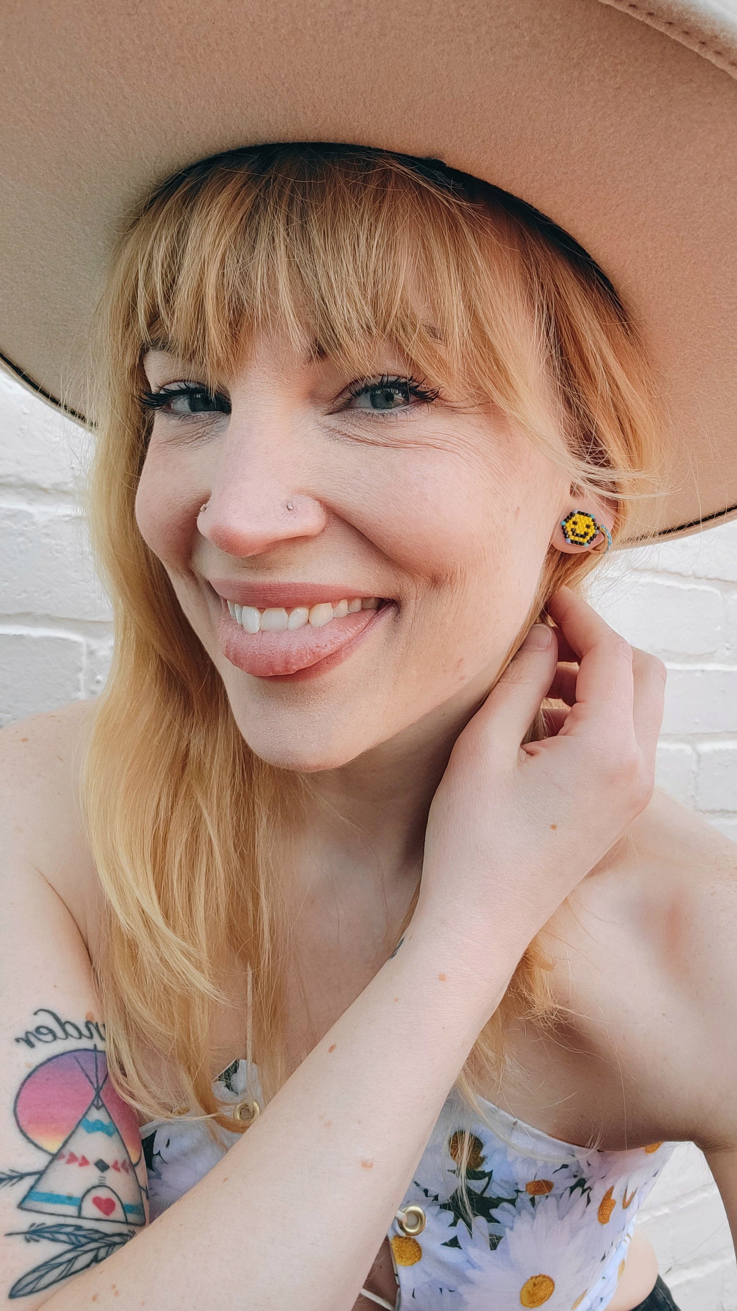 Smiley Face Studs