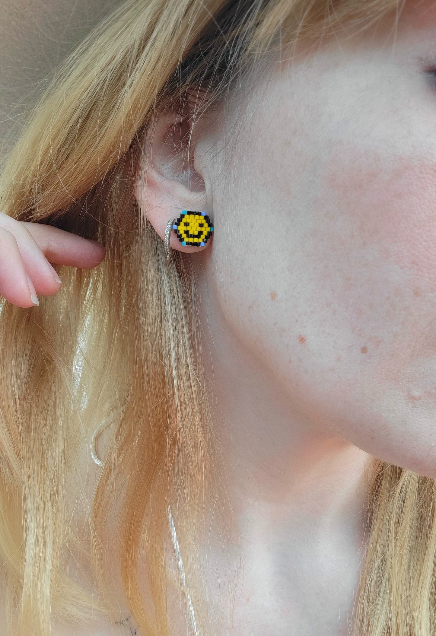 Smiley Face Studs