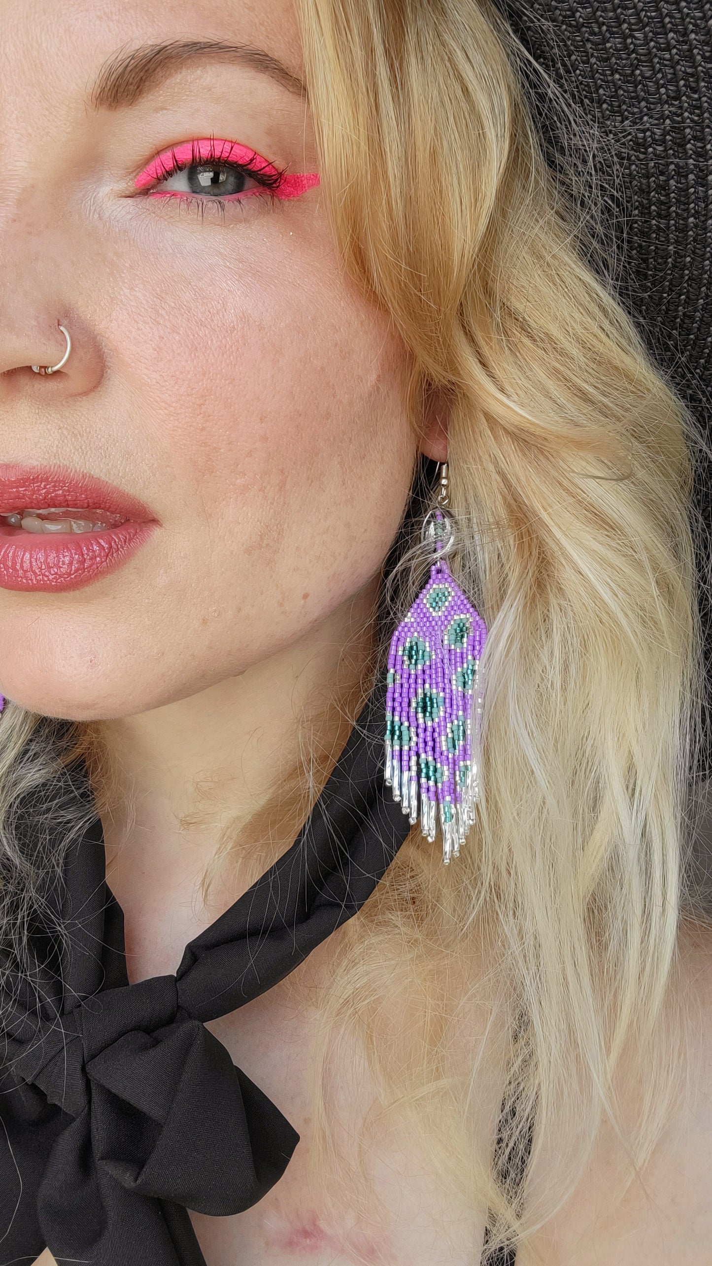 Wild Child Earrings in Juicy Violet