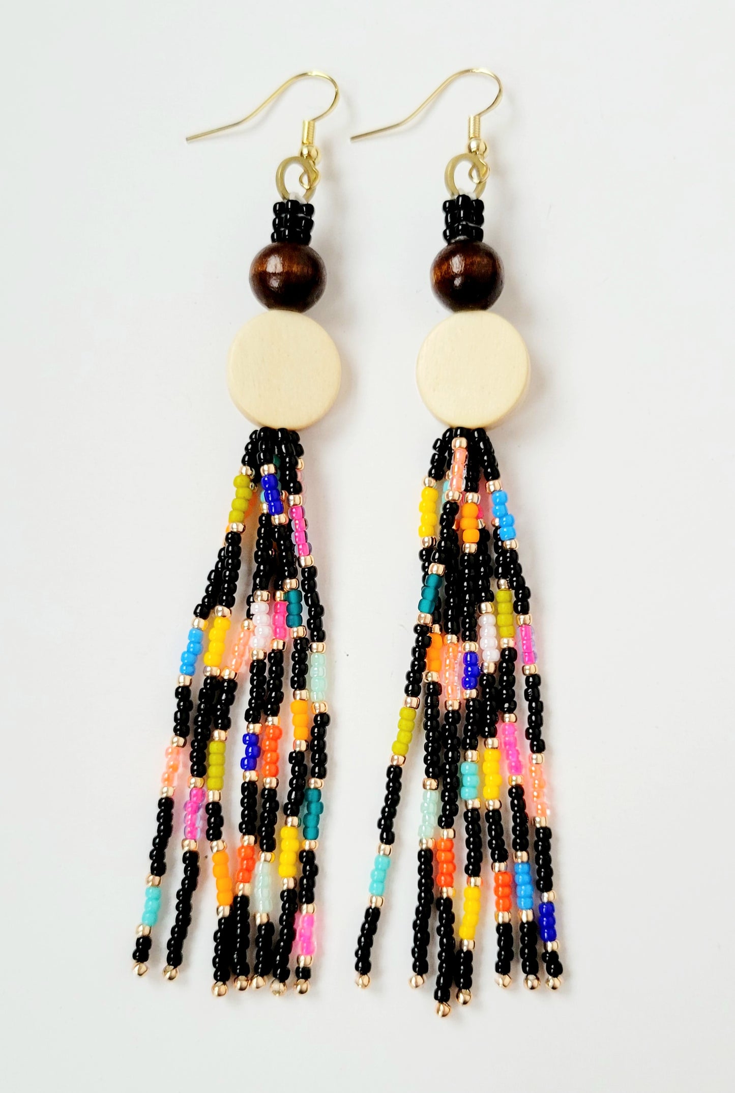 Confetti Earrings in Black