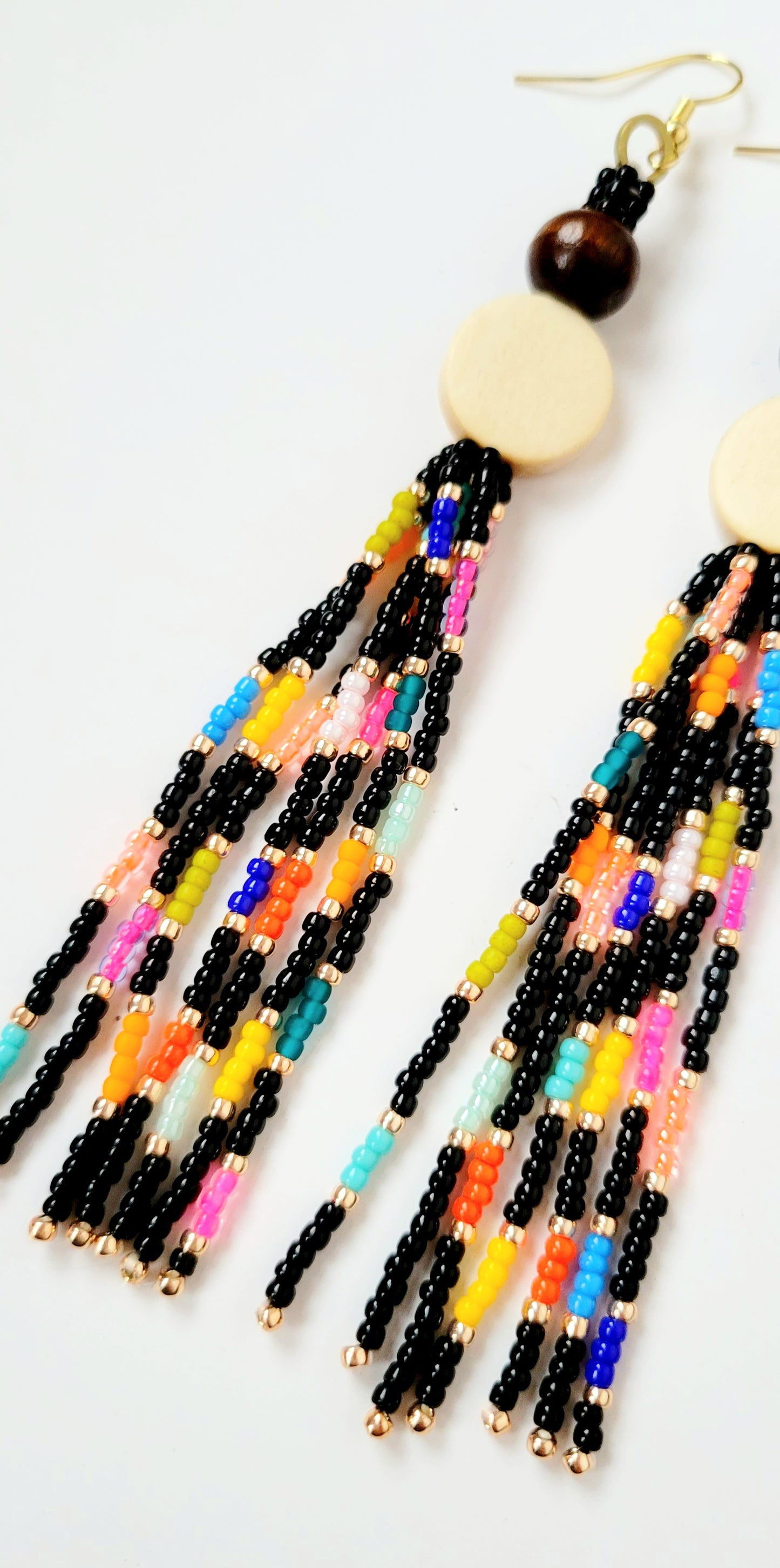 Confetti Earrings in Black