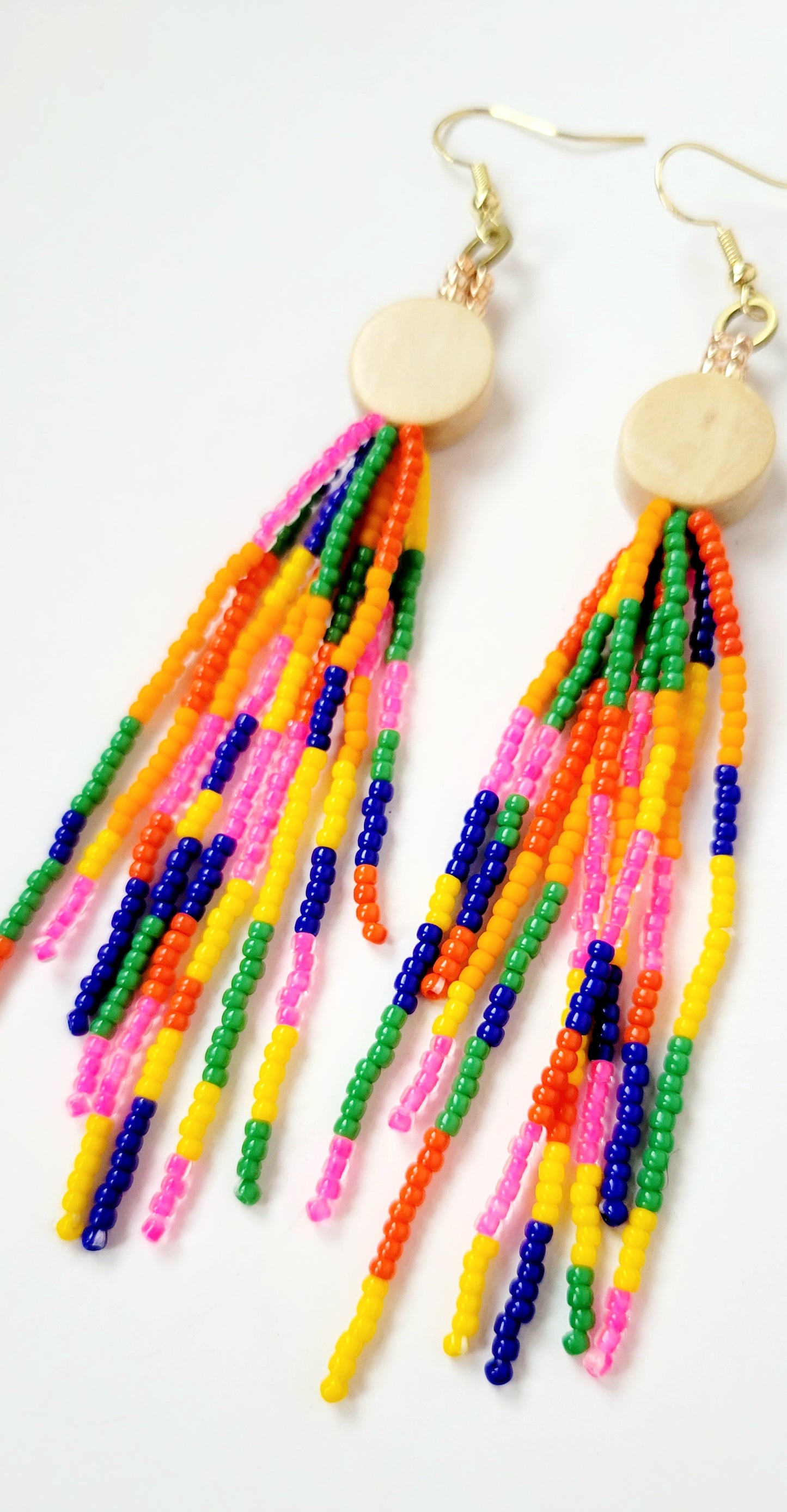 Short Candy Earrings in Heart Eyes