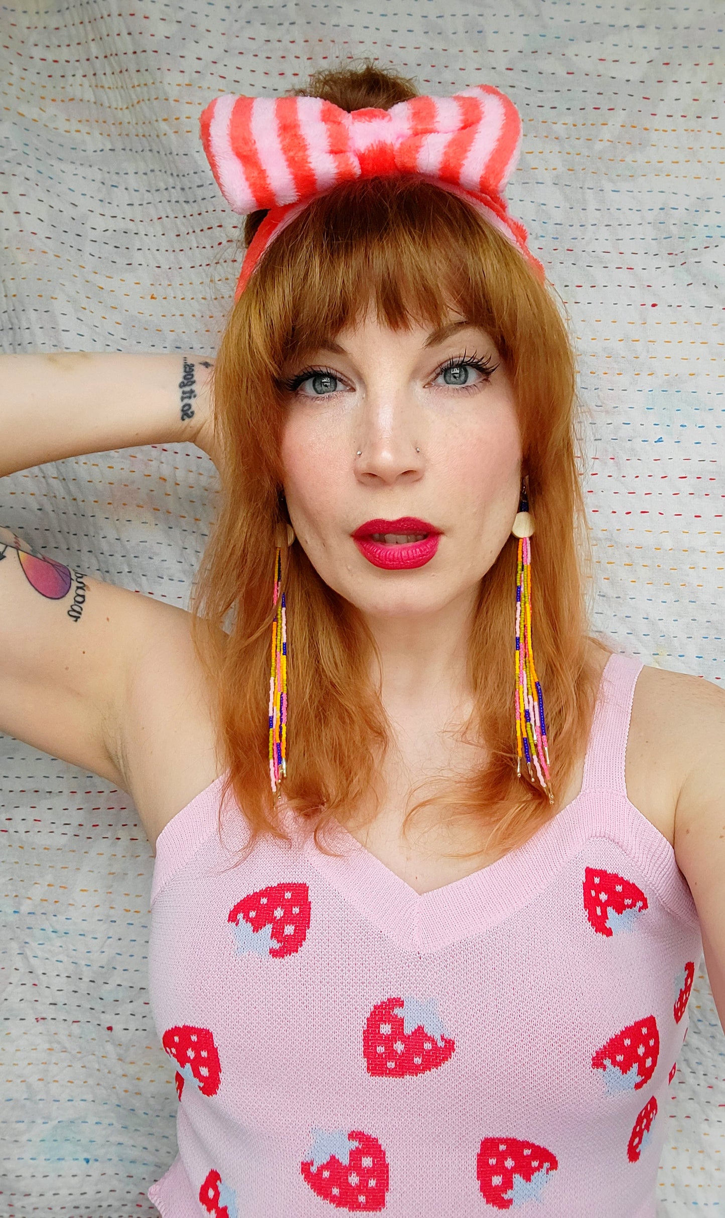 Long Candy Earrings in Smitten