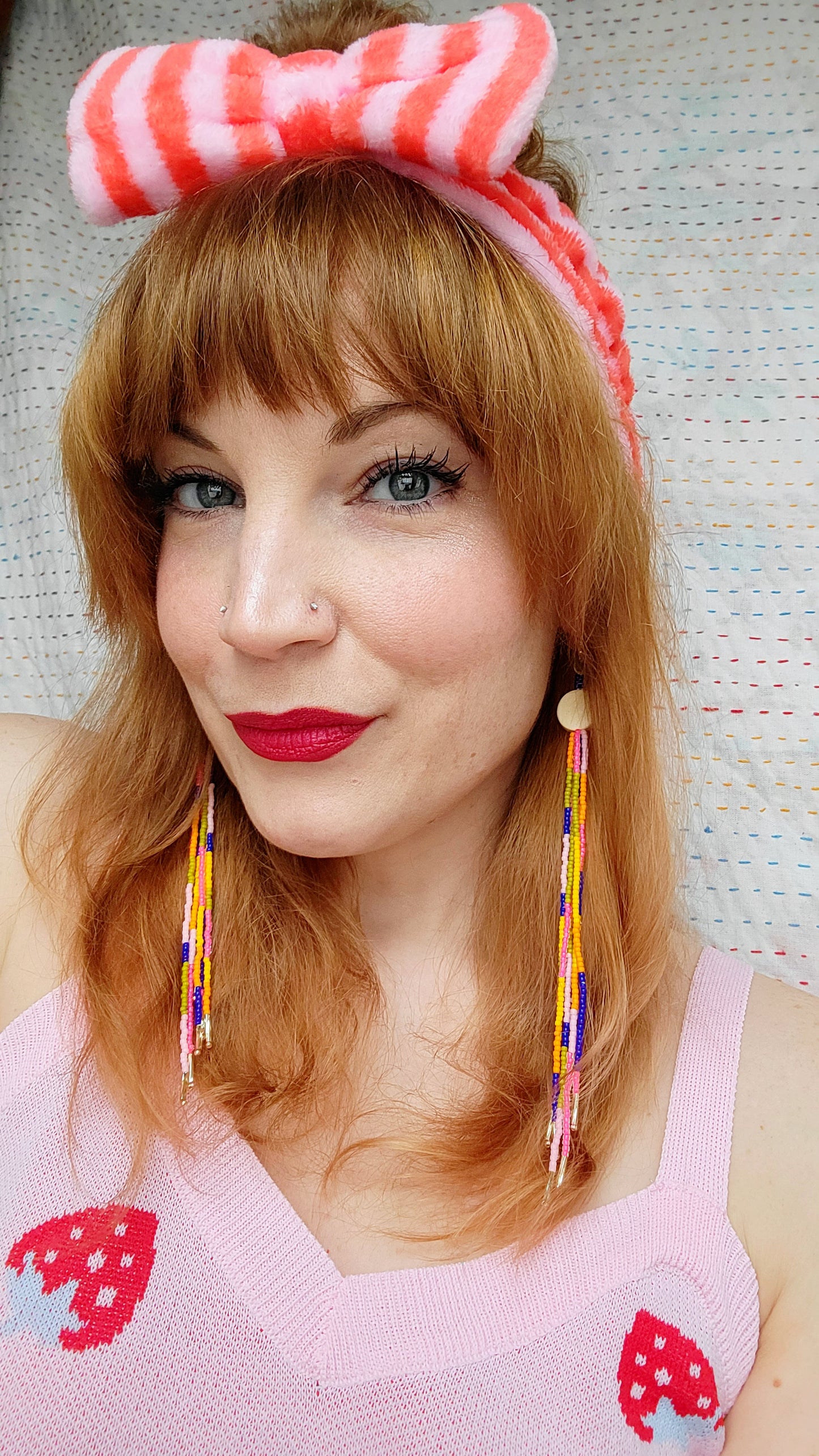 Long Candy Earrings in Smitten
