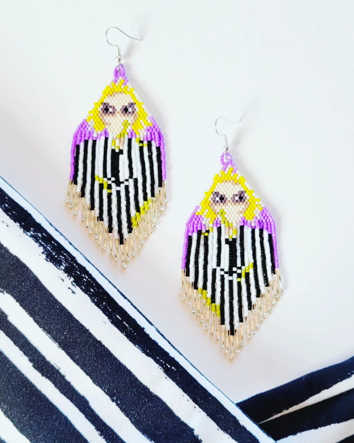 Beetlejuice Earrings