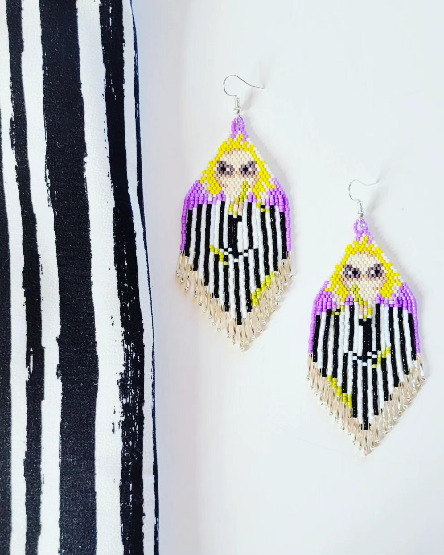 Beetlejuice Earrings