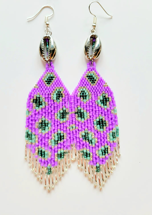 Wild Child Earrings in Juicy Violet